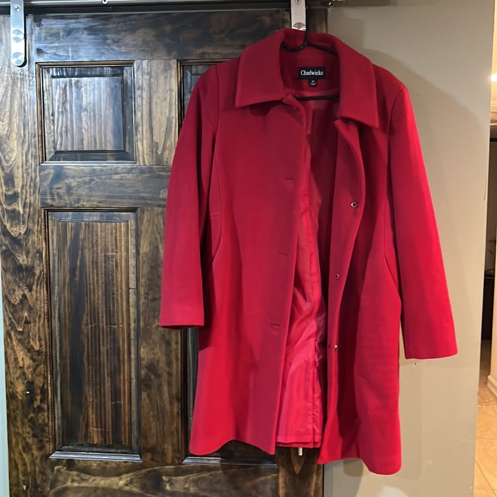 Wool blend coat